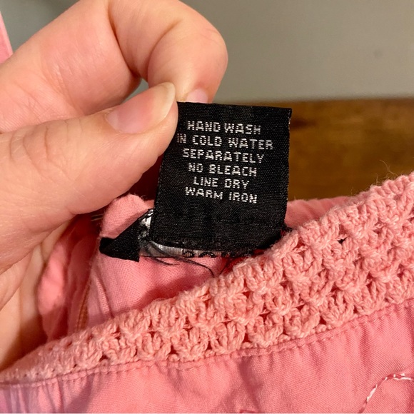 Soho Clothing Co. long embroidered pink dress M - Picture 6 of 12